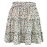 Jupe Courte Fleurie Hippie Chic - Vignette | Dame Fleur