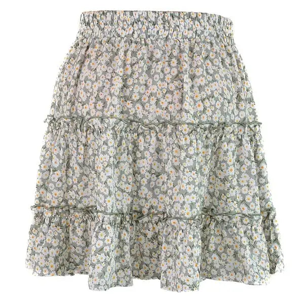 Jupe Courte Fleurie Hippie Chic | Dame Fleur