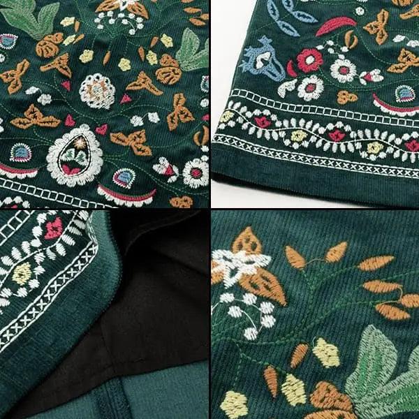 Jupe Courte Fleurie Hiver | Dame Fleur