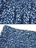 Jupe Courte Fleurie Taille Haute - Vignette | Dame Fleur
