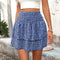 Jupe Courte Fleurie Taille Haute | Dame Fleur