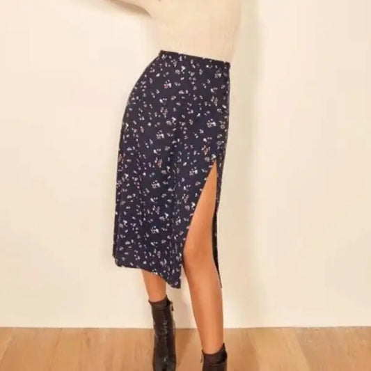 Jupe Crayon Fleurie | Dame Fleur