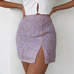Jupe Fleurie Courte Pompons - Vignette | Dame Fleur