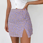 Jupe Fleurie Courte Pompons - Vignette | Dame Fleur