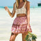 Jupe Fleurie Courte Rose | Dame Fleur