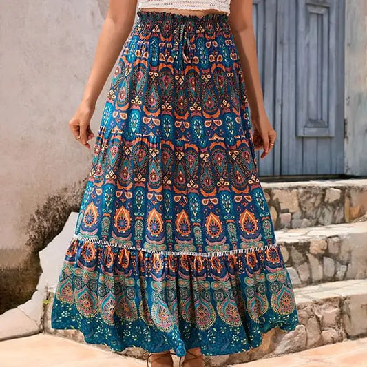 Jupe Fleurie Hippie | Dame Fleur
