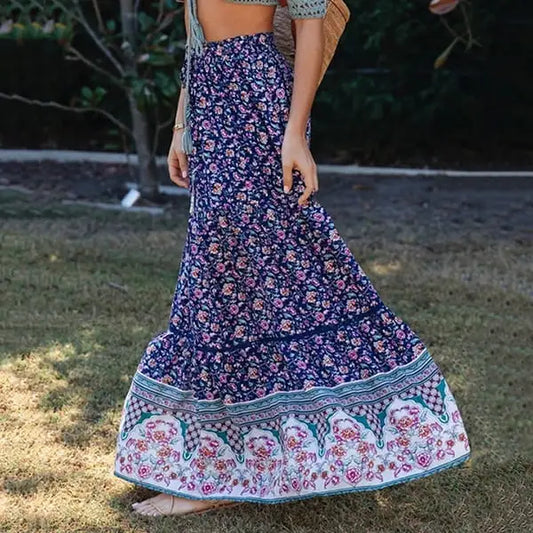 Jupe Fleurie Maxi | Dame Fleur