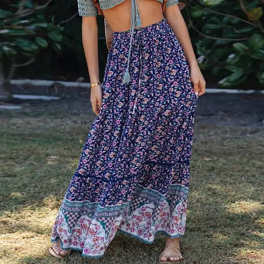 Jupe Fleurie Maxi | Dame Fleur