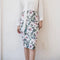 Jupe Fleurie Mi-Longue | Dame Fleur