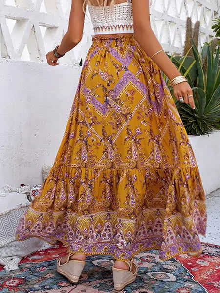 Jupe Fleurie Vintage | Dame Fleur