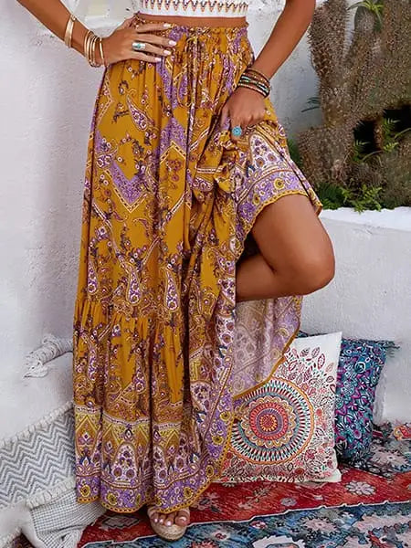 Jupe Fleurie Vintage | Dame Fleur