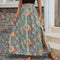 Jupe Longue Ethnique Fleurie | Dame Fleur