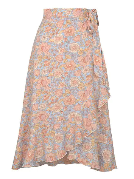 Jupe Longue Fleurie Bohème | Dame Fleur