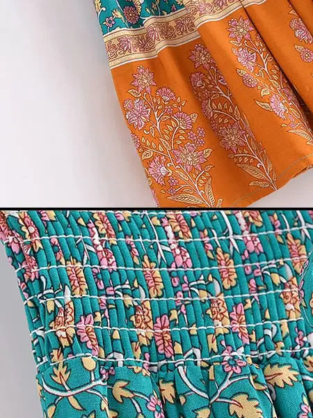 Jupe Longue Fleurie Boho | Dame Fleur