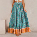 Jupe Longue Fleurie Boho - Vignette | Dame Fleur