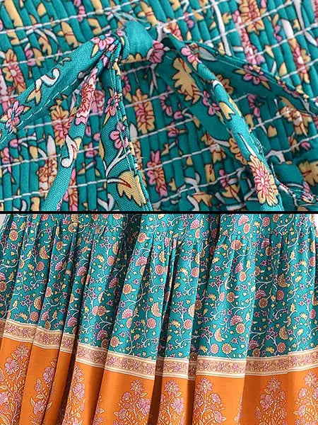 Jupe Longue Fleurie Boho | Dame Fleur
