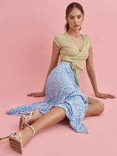 Jupe Longue Fleurie Femme | Dame Fleur