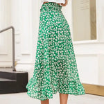 Jupe Longue Fleurie Mousseline - Vignette | Dame Fleur