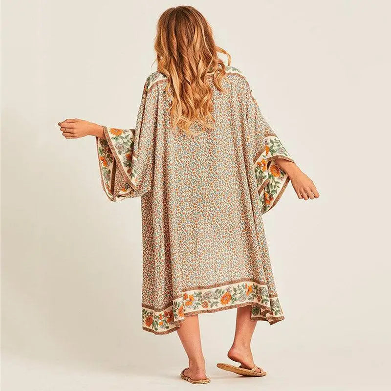 Kimono Court Fleuri | Kimono Passion