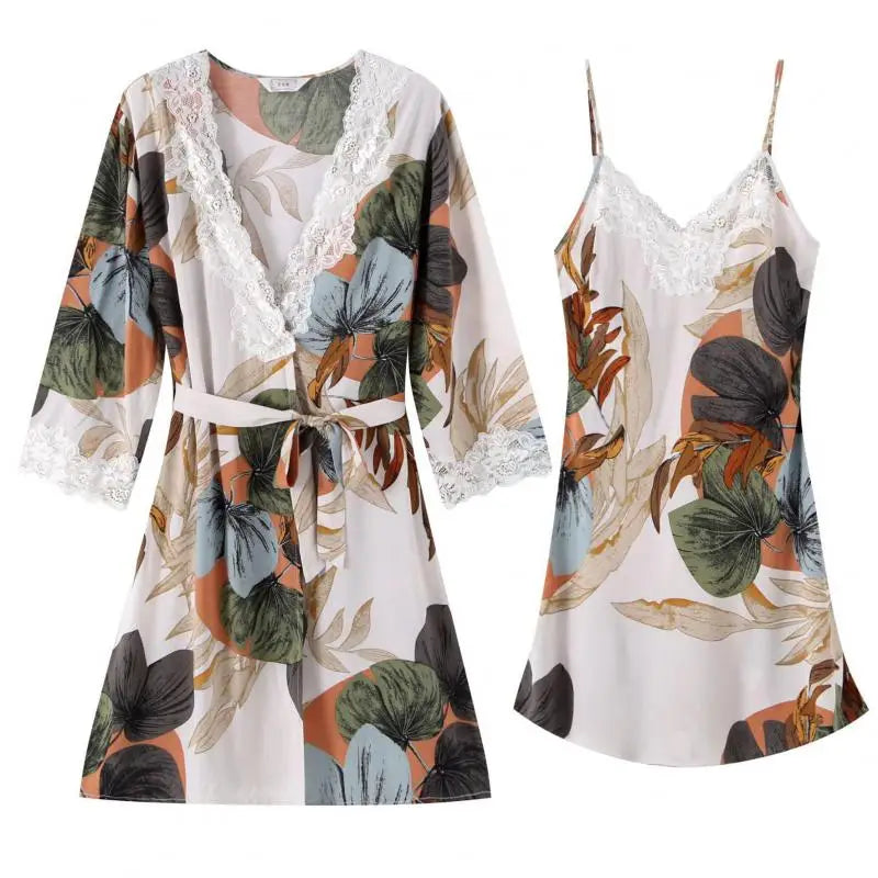 Kimono Femme Japonais Fleurs de Cerisier | Kimono Passion