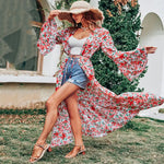 Kimono Fleuri Grande Taille - Vignette | Dame Fleur