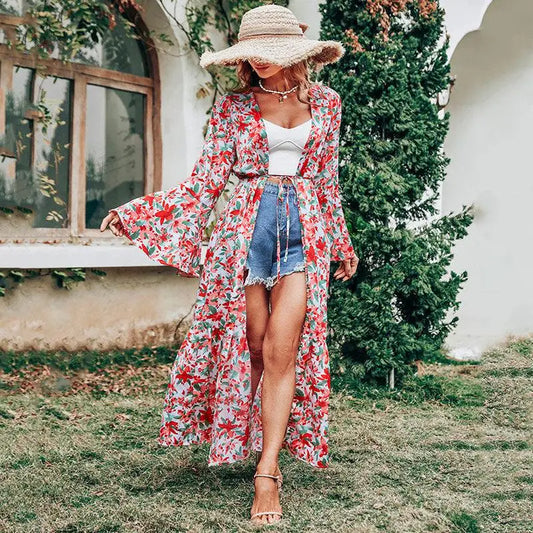 Kimono Fleuri Grande Taille | Kimono Passion