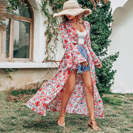 Kimono Fleuri Grande Taille | Kimono Passion