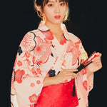 Kimono Fleuri Motifs Japonais - Vignette | Dame Fleur