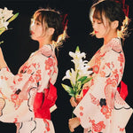 Kimono Fleuri Motifs Japonais - Vignette | Dame Fleur
