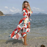 Kimono Fleuri Plage - Vignette | Dame Fleur