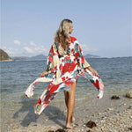 Kimono Fleuri Plage - Vignette | Dame Fleur