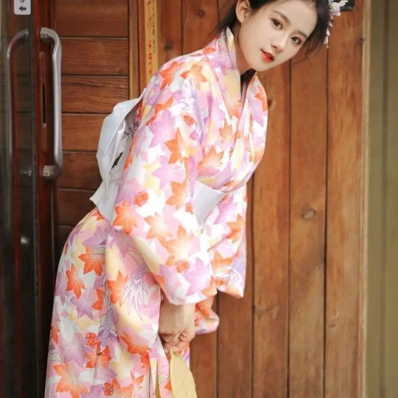 Kimono Japonais Fleuri Coloré | Dame Fleur