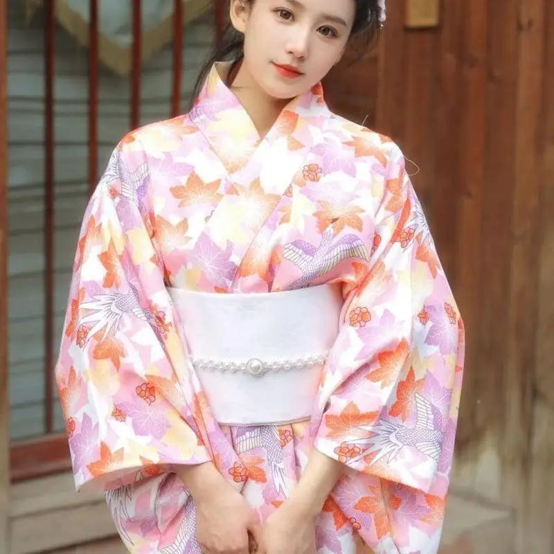 Kimono Japonais Fleuri Coloré | Dame Fleur