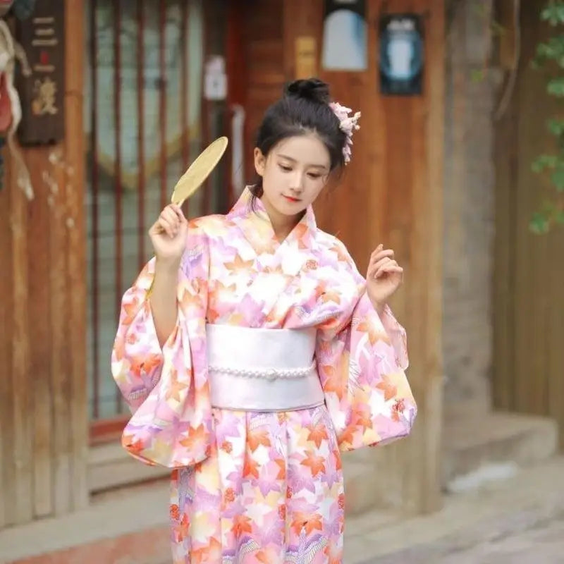 Kimono Japonais Fleuri Coloré | Dame Fleur