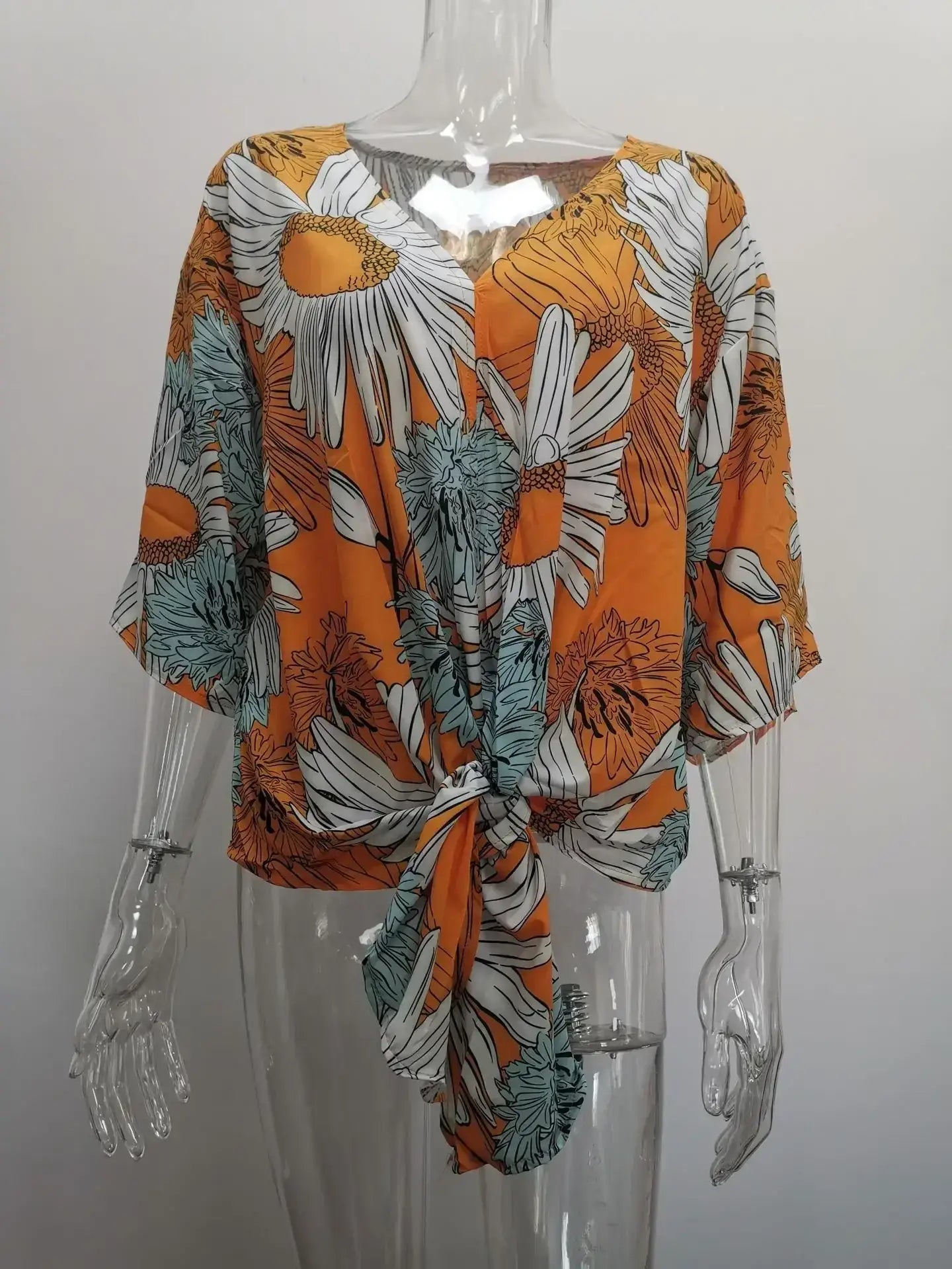 Kimono Manche Courte Femme Fleuri | Dame Fleur