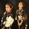 Kimono Traditionnel Noir Japonais Fleuri | Dame Fleur
