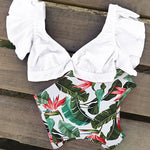 Maillot de Bain Feuille Verte - Vignette | Dame Fleur
