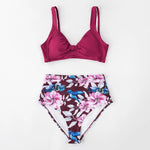 Maillot de Bain Fleuri 2 Pièces - Vignette | Dame Fleur