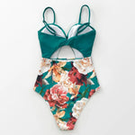 Maillot de Bain Fleuri Découpé - Vignette | Dame Fleur