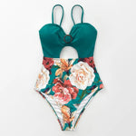 Maillot de Bain Fleuri Découpé - Vignette | Dame Fleur