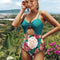 Maillot de bain fleuri découpé | Dame Fleur