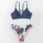 Maillot de Bain Fleuri Reversible - Vignette | Dame Fleur