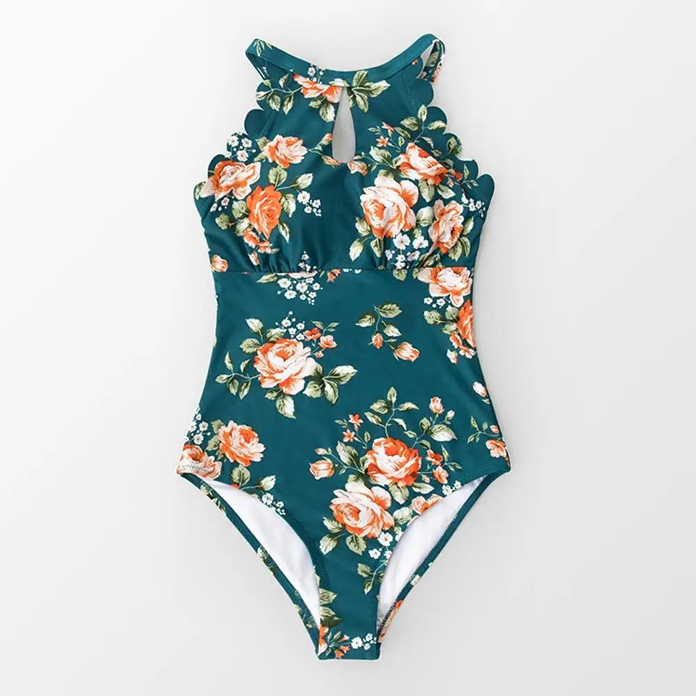Maillot de bain une piece fleuri femme | Dame Fleur