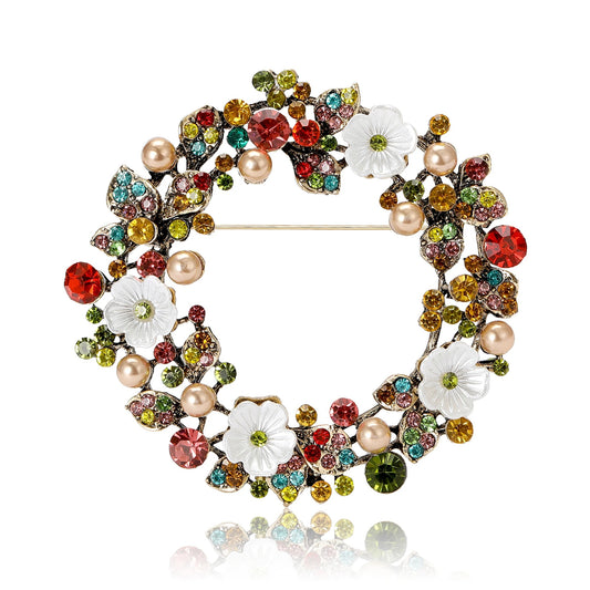Broche Couronne De Noël