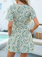 Mini Robe à Fleurs - Vignette | Dame Fleur
