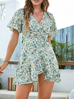 Mini Robe à Fleurs - Vignette | Dame Fleur