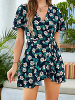 Mini Robe à Fleurs - Vignette | Dame Fleur
