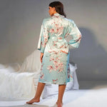 Peignoir Kimono Femme Fleuri - Vignette | Dame Fleur