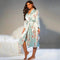 Peignoir Kimono Femme Fleuri | Dame Fleur