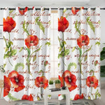 Rideau avec Motif Coquelicot - Vignette | Dame Fleur